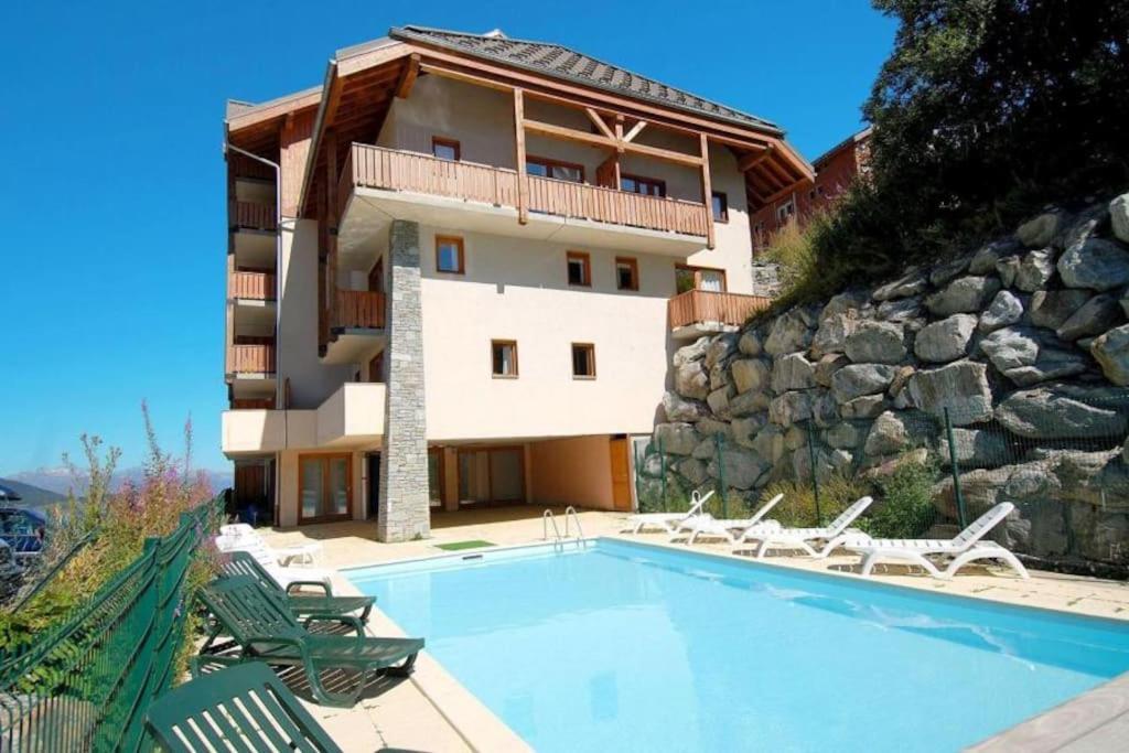 Spacieux Appartement 37M2-T3-Rdc-6 Personnes-100M Remontees Valmeinier Bagian luar foto